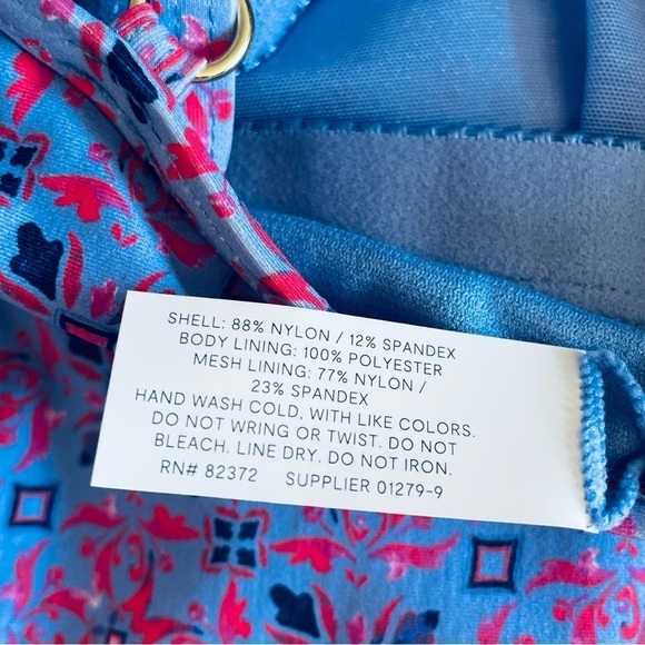 ποΈ NWT Liz Claiborne Womenβs Geometric Swim Dress β Size 6 ποΈ - Picture 9 of 9